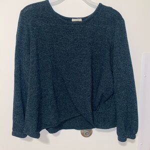 Pleione Teal Knit Top